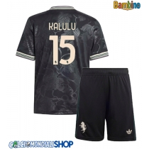 Maglie da calcio Juventus Pierre Kalulu #15 Terza Maglia Bambino 2025-26 Manica Corta + Pantaloni corti)